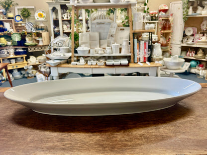 Pillivuyt White Porcelaine Platter France, 18"