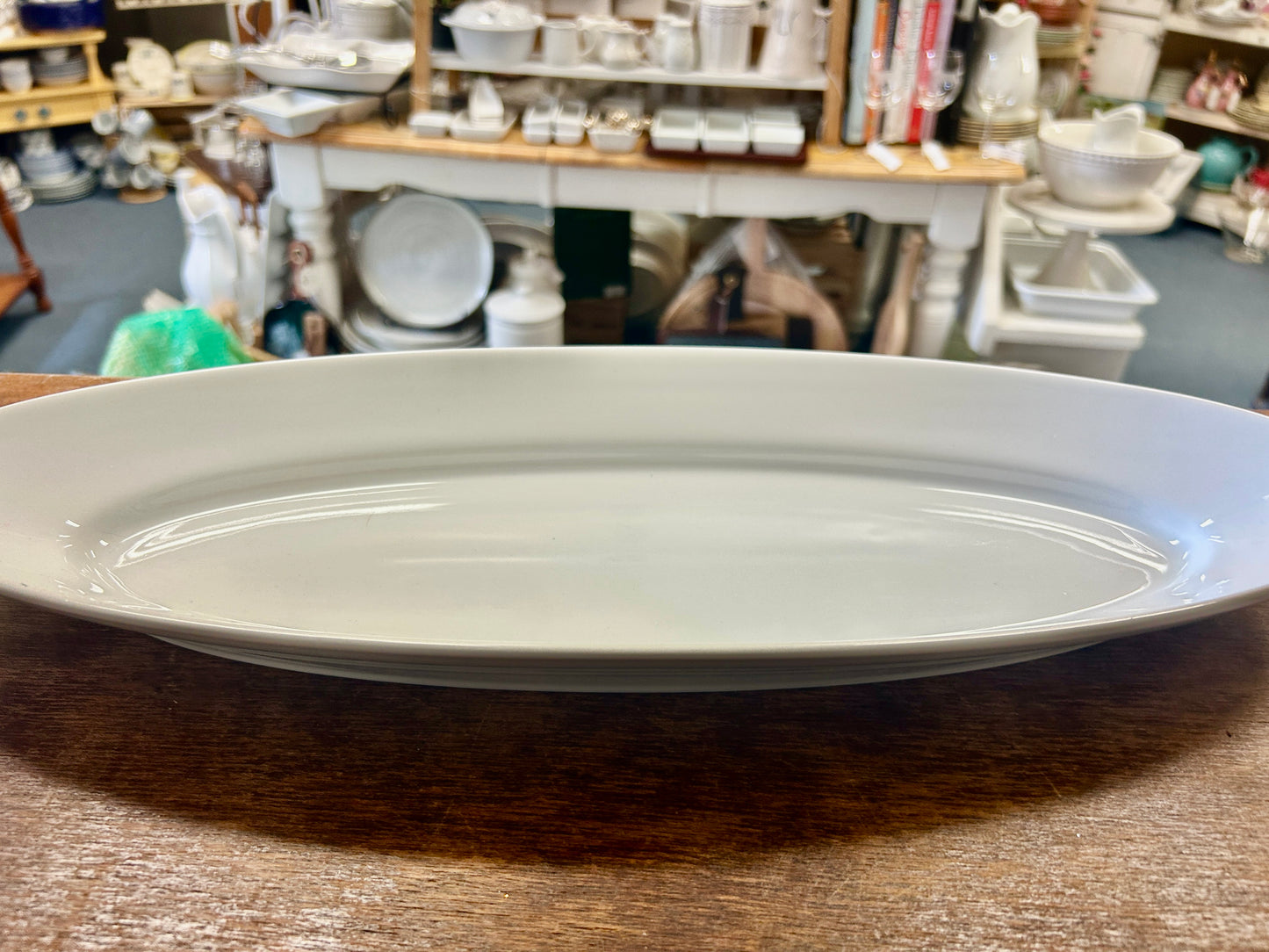 Pillivuyt White Porcelaine Platter France, 18"
