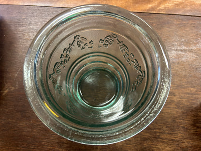Green Le Mediterranea Handblown Glass Spain, 4 3/4"