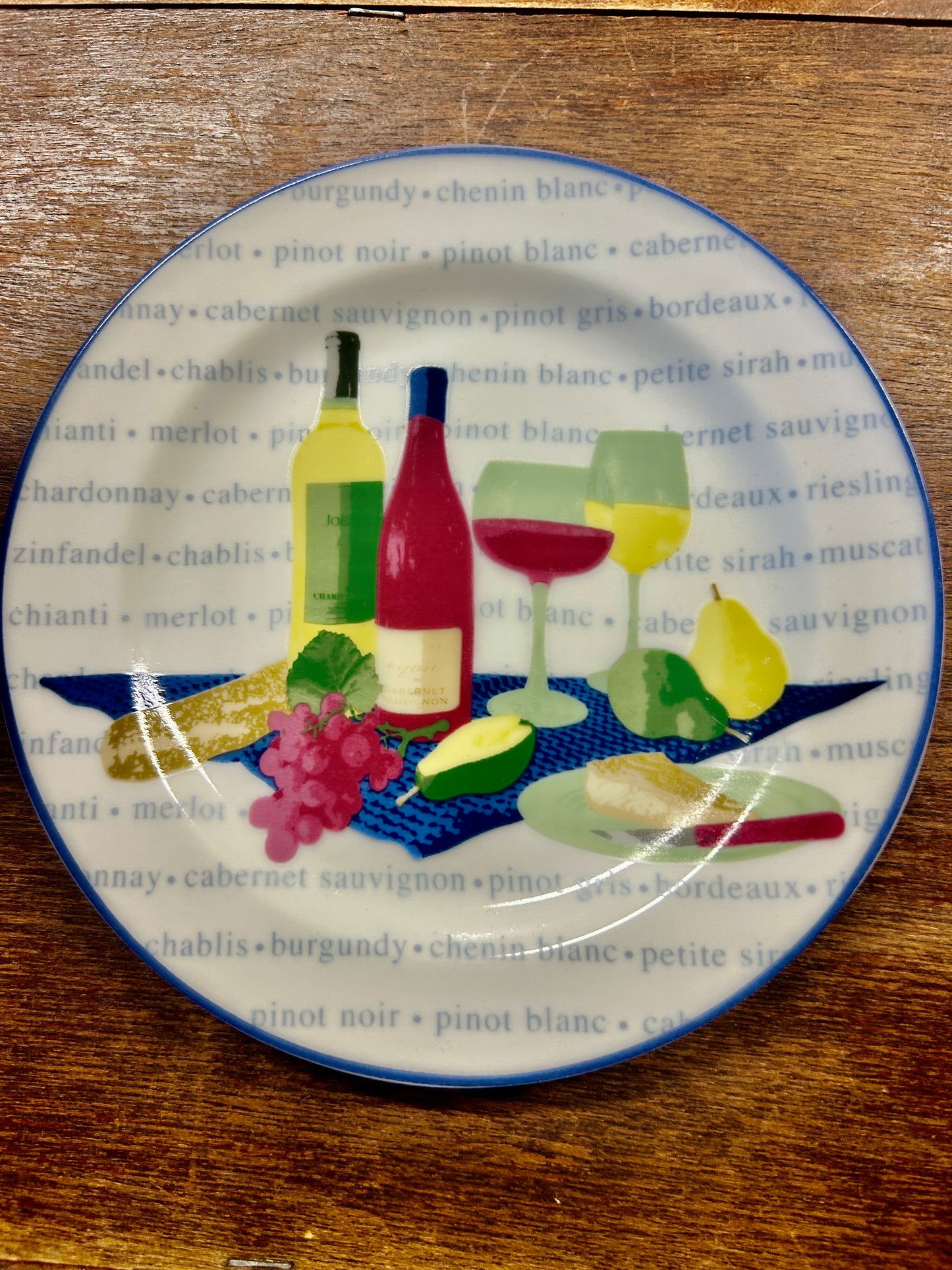Multicolor Signature Housewares Napa Picnic Plate, 6 3/4"