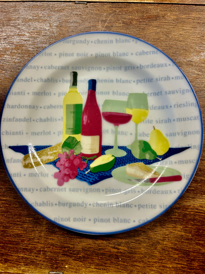Multicolor Signature Housewares Napa Picnic Plate, 6 3/4"