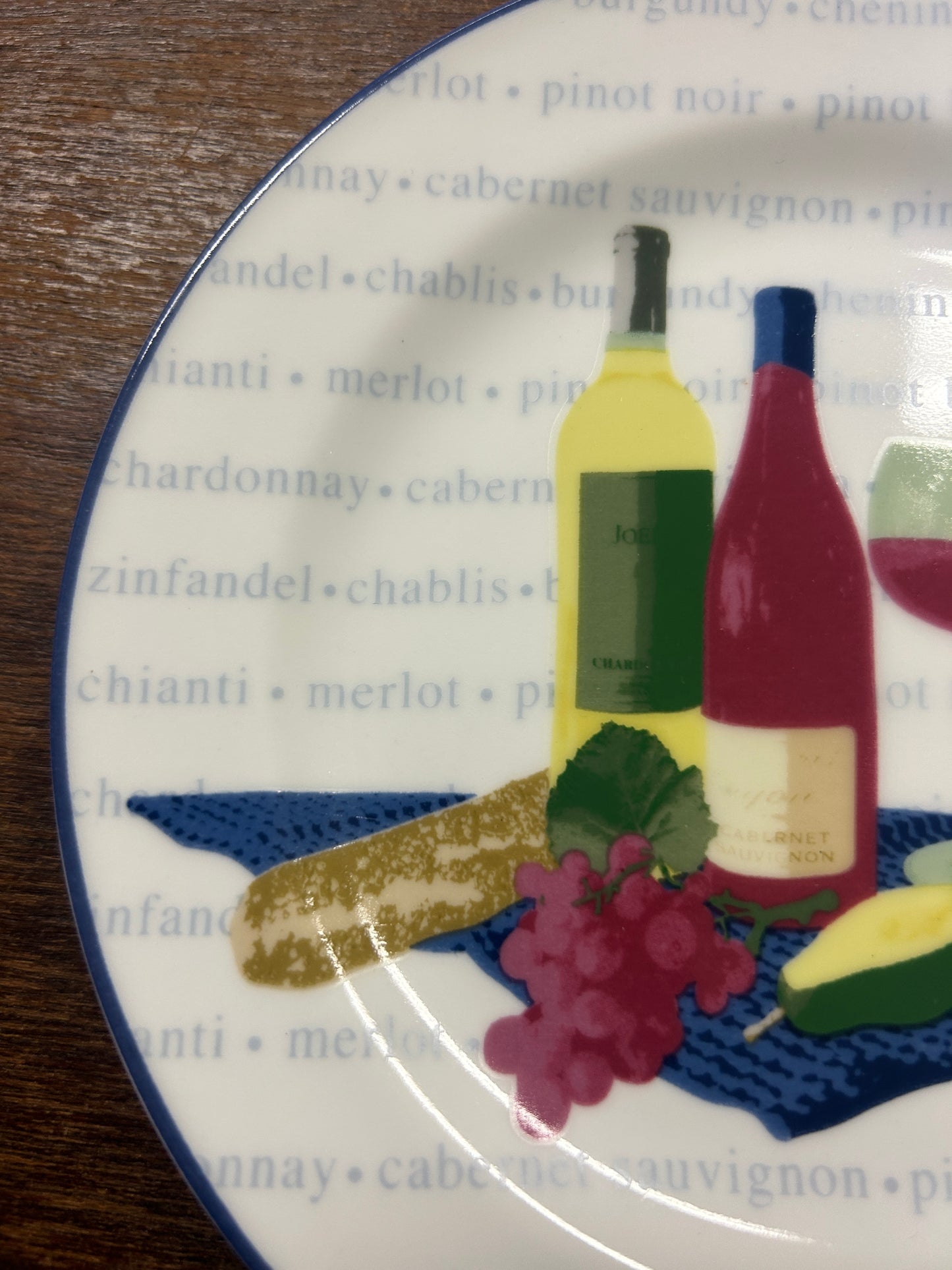 Multicolor Signature Housewares Napa Picnic Plate, 6 3/4"