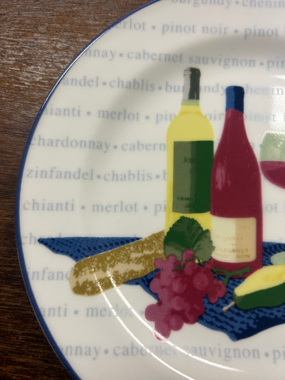 Multicolor Signature Housewares Napa Picnic Plate, 6 3/4"