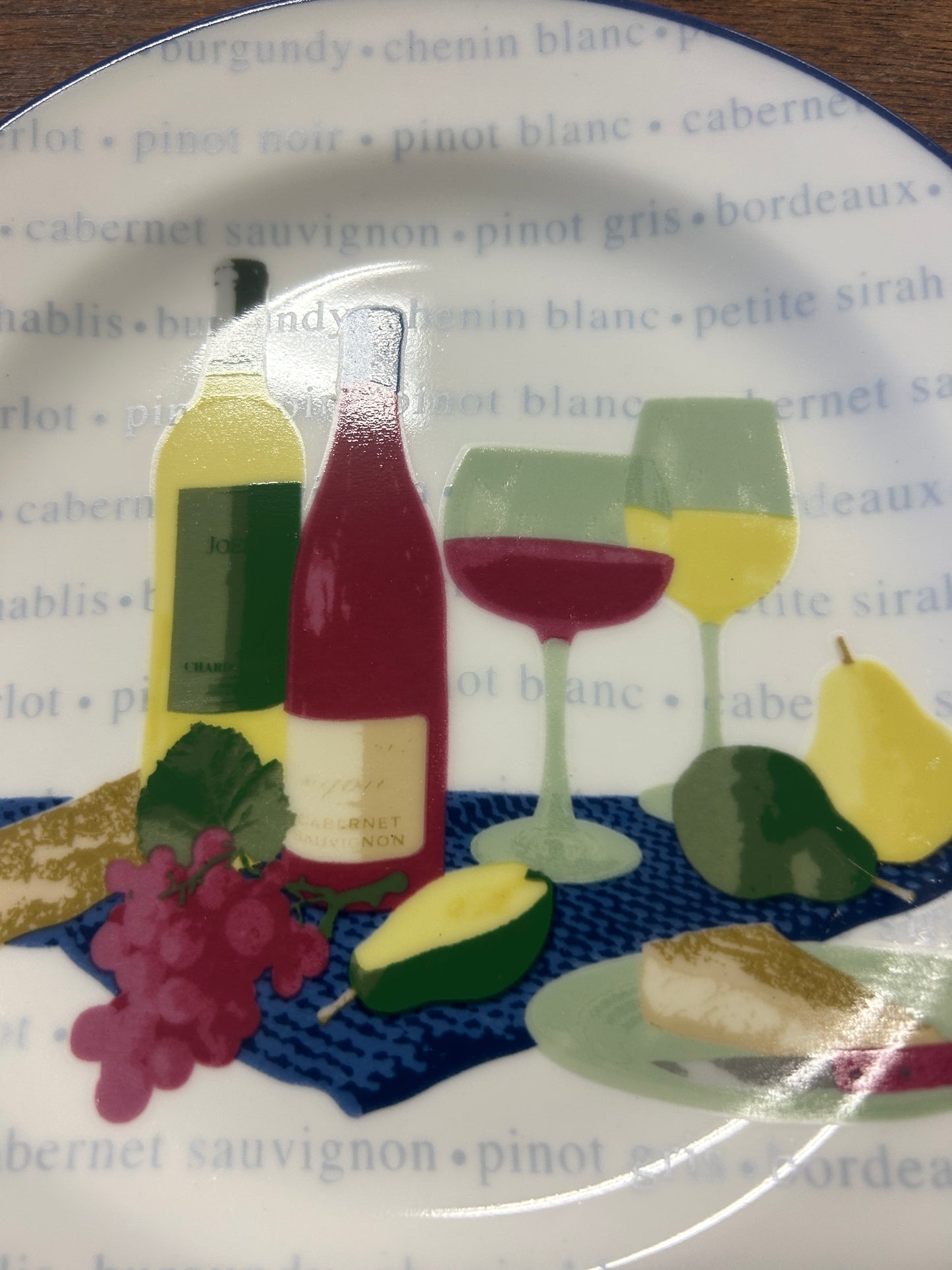 Multicolor Signature Housewares Napa Picnic Plate, 6 3/4"