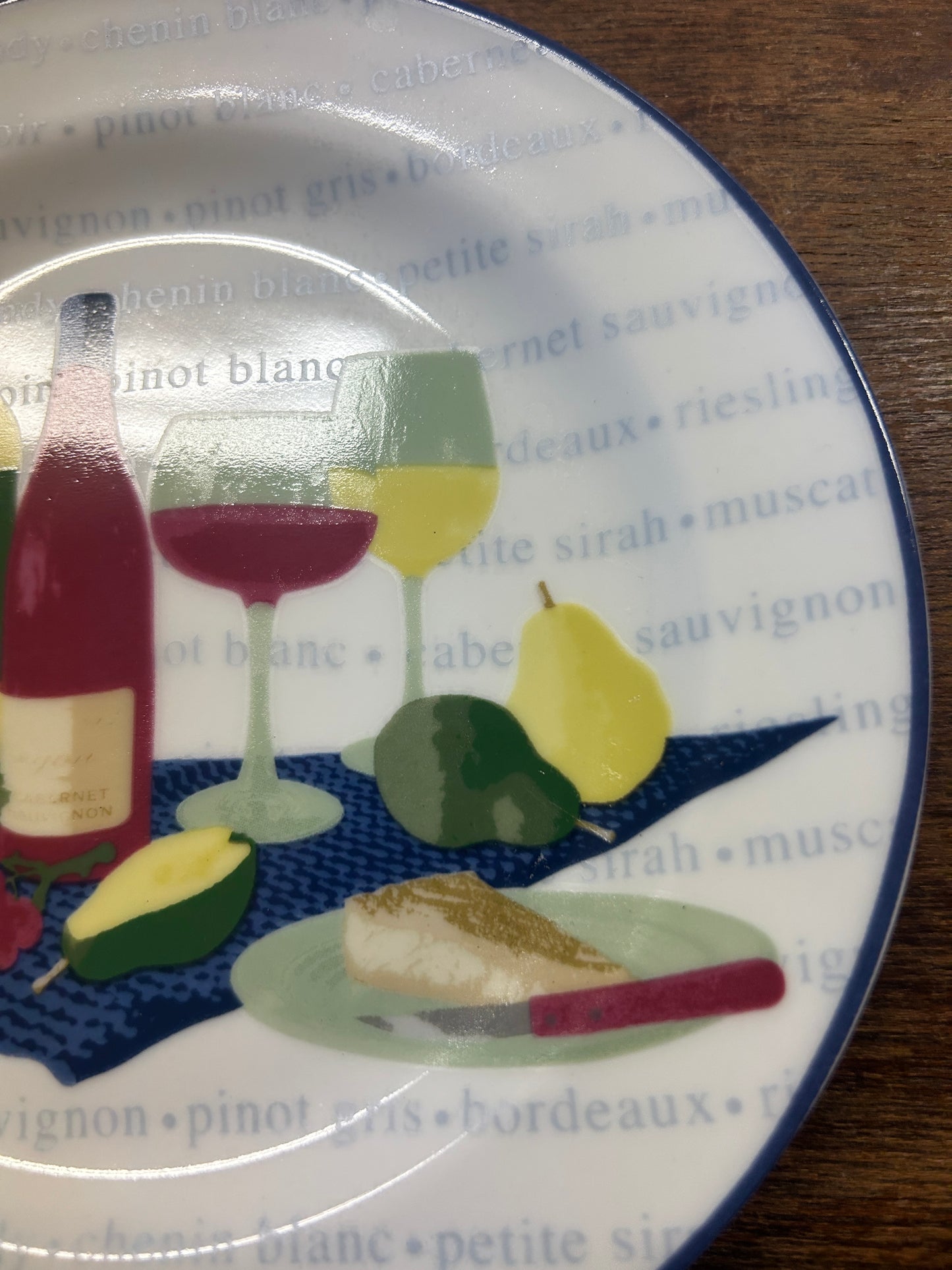 Multicolor Signature Housewares Napa Picnic Plate, 6 3/4"