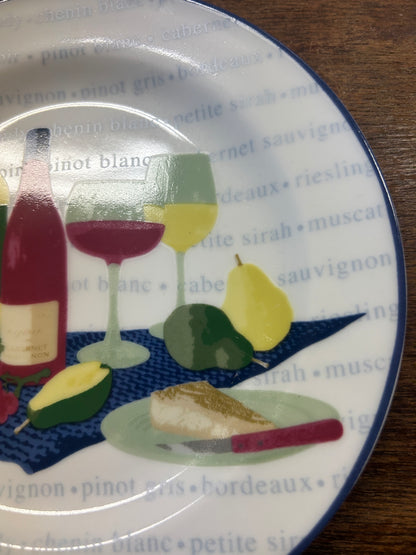 Multicolor Signature Housewares Napa Picnic Plate, 6 3/4"