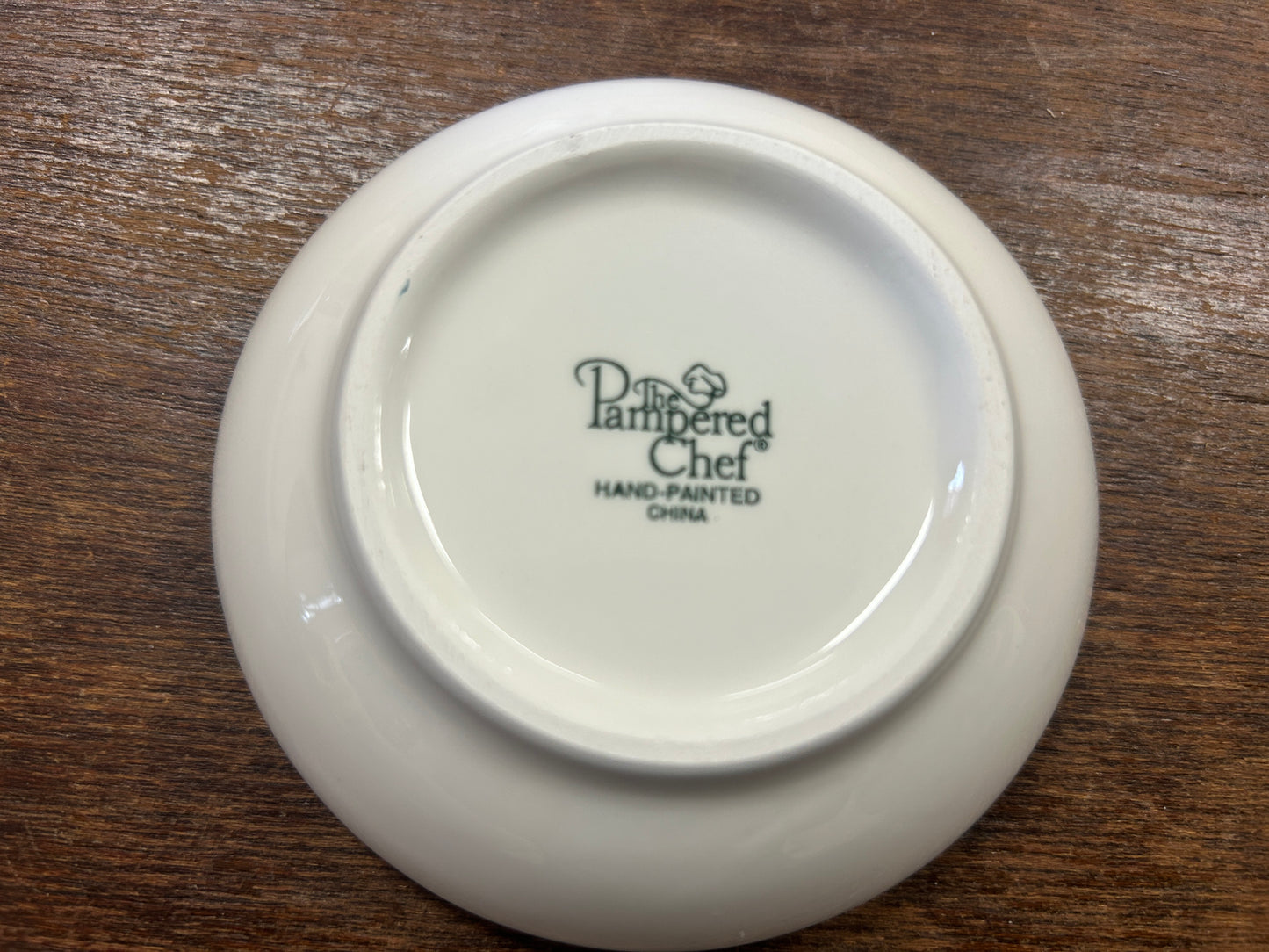 Red Green White Pampered Chef NEW Bowl, 4"