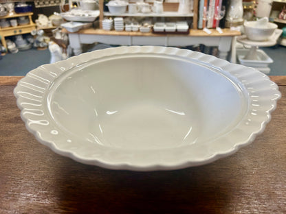 White Johnson Bros White Bowl Handles England, 10"