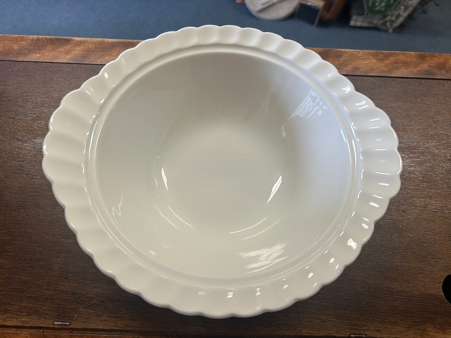 White Johnson Bros White Bowl Handles England, 10"