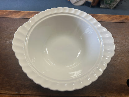 White Johnson Bros White Bowl Handles England, 10"