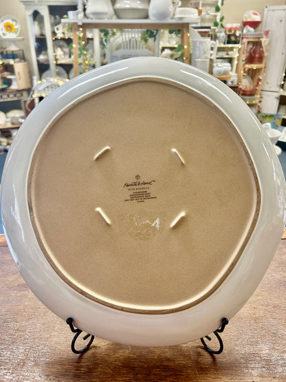 Cream Magnolia Hearth & Hand Platter, 13 1/2"