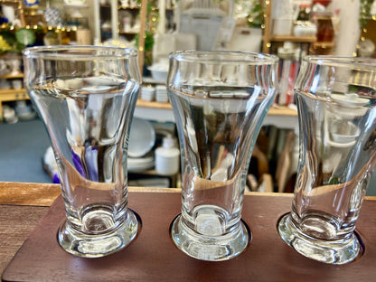 Clear  Beer Glasses & Board, 16"