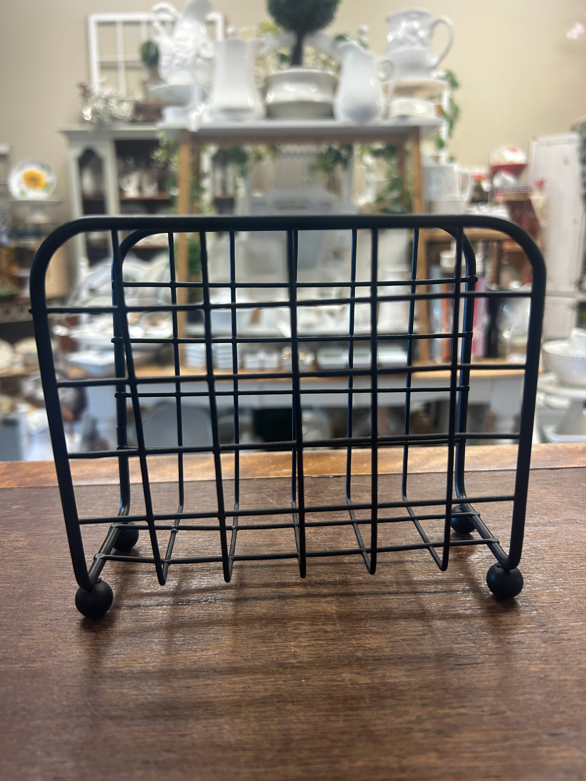 Black Napkin Holder, 5 3/4"
