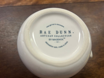 White Rae Dunn SYRUP Pitcher, 4 3/4"