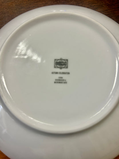Multicolor 222 Fifth Autumn Celebration Plate, 6 1/4"
