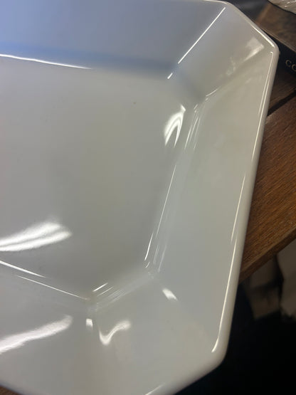 White Apilco Rectangle Platter France, 15"