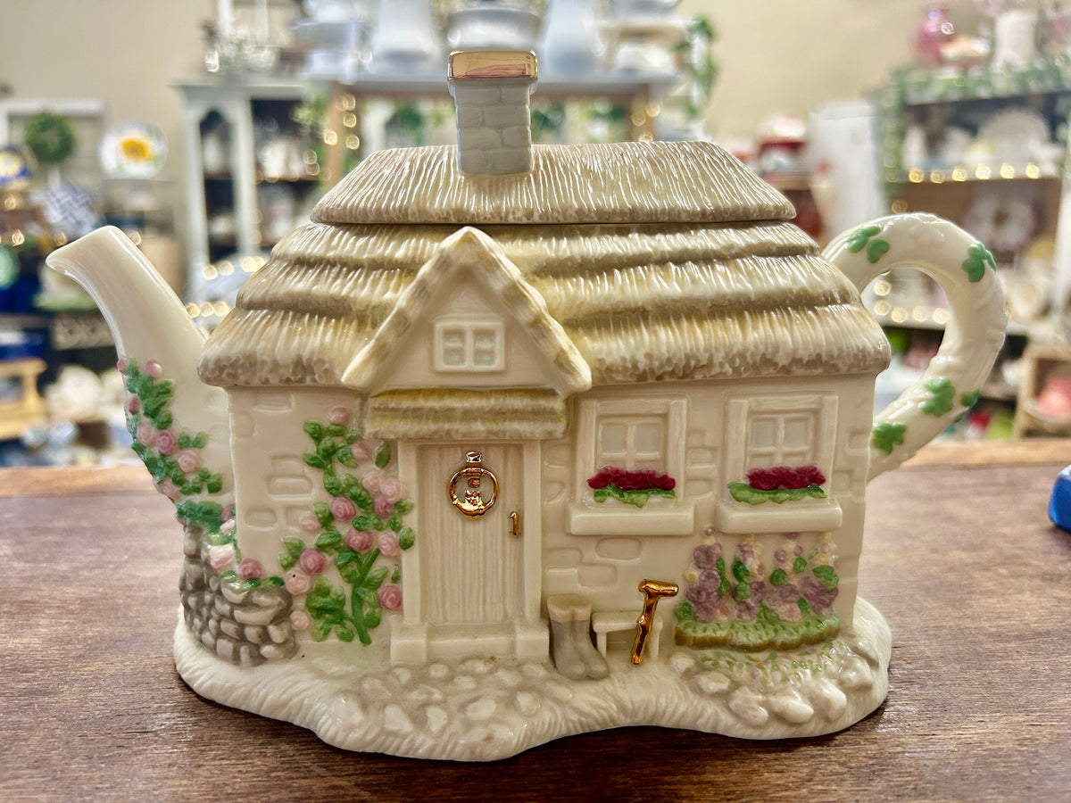 Multicolor Lenox Irish Blessing Tea Pot, 9"
