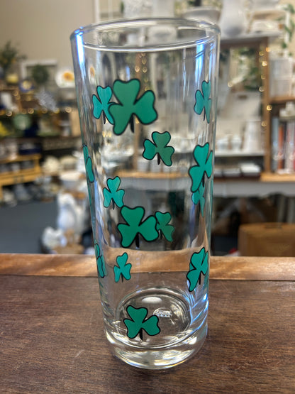 Green Ocean Thailand Shamrock Glass, 6 3/4"