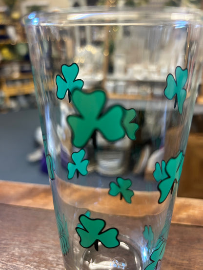 Green Ocean Thailand Shamrock Glass, 6 3/4"