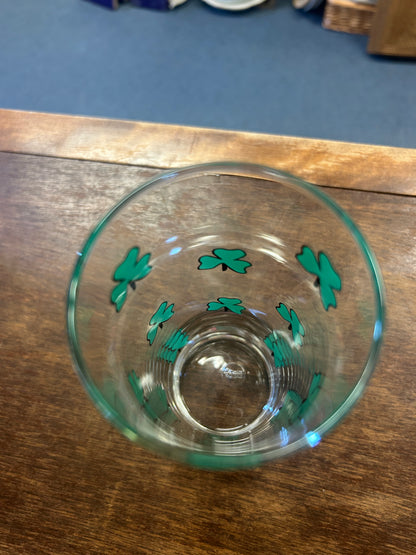 Green Ocean Thailand Shamrock Glass, 6 3/4"