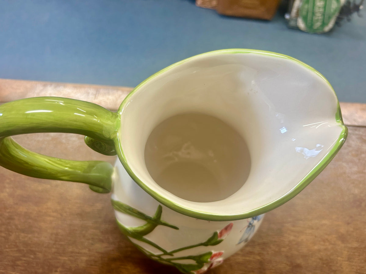 Multicolor Temptations Dragonfly Pitcher, 8 1/2"