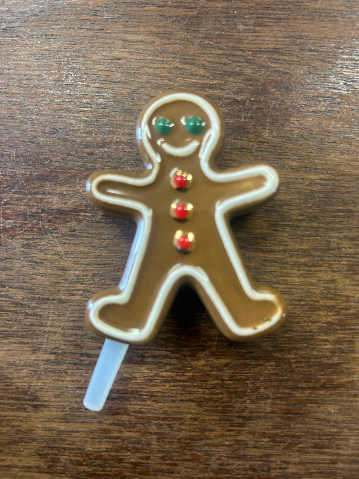Brown Nora Fleming RETIRED Gingerbread Knob, 3"