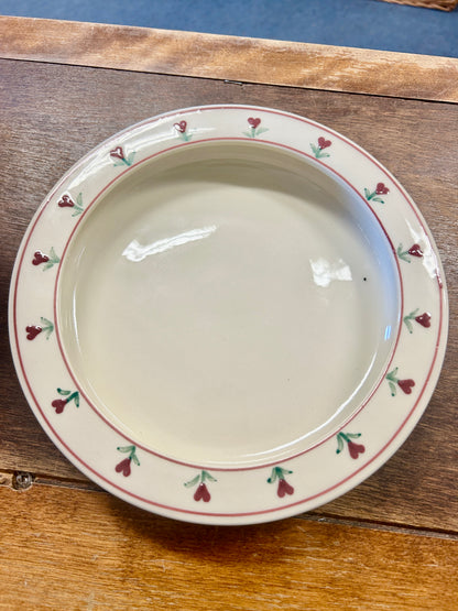White Hartstone Provincial Posy Bowl, 8 1/2"