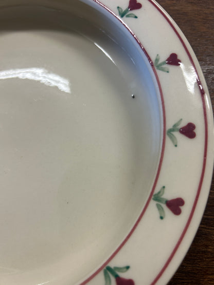 White Hartstone Provincial Posy Bowl, 8 1/2"