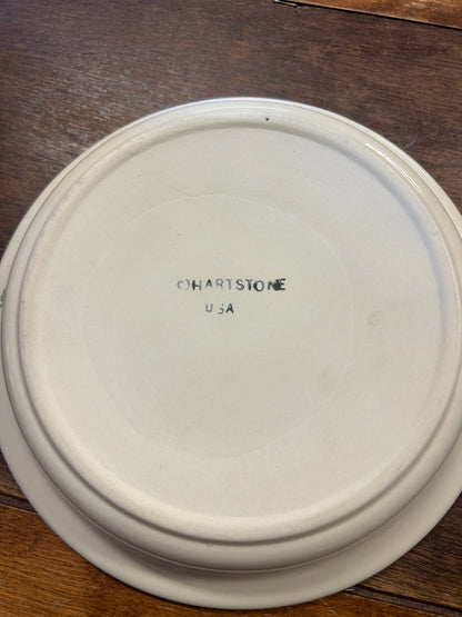 White Hartstone Provincial Posy Bowl, 8 1/2"