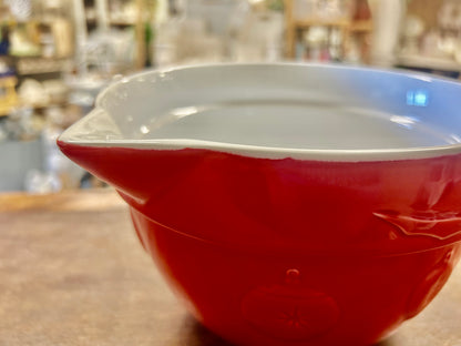 Stonewall Kitchen Red Christmas Batter Bowl, 2 1/2 QT