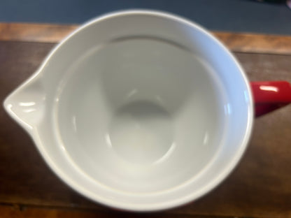 Stonewall Kitchen Red Christmas Batter Bowl, 2 1/2 QT