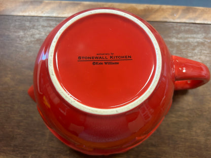 Stonewall Kitchen Red Christmas Batter Bowl, 2 1/2 QT