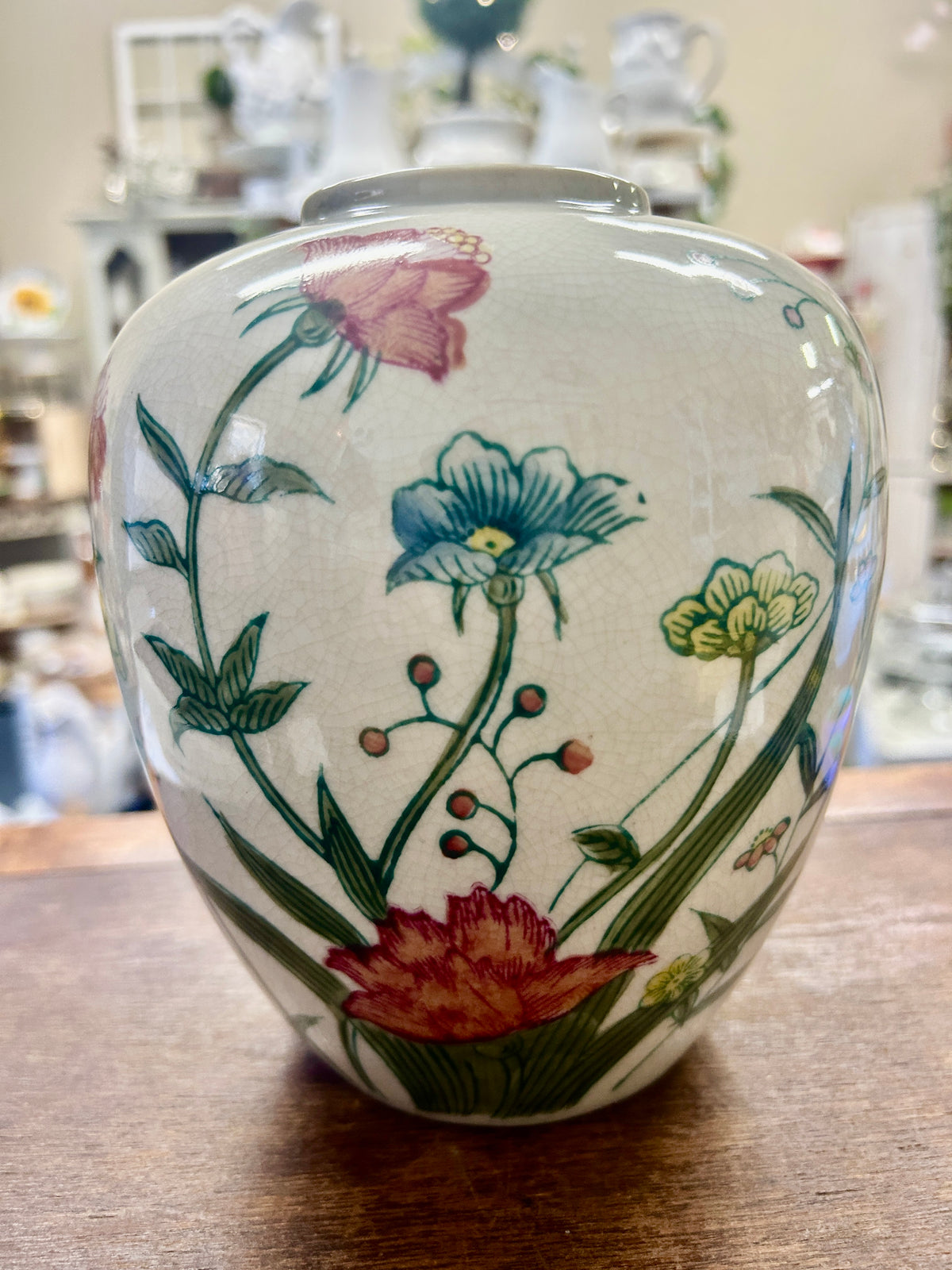 Multicolor Andrea by Sadek Fleurs de Chantilly Vase, 7"