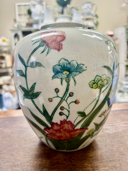 Multicolor Andrea by Sadek Fleurs de Chantilly Vase, 7"