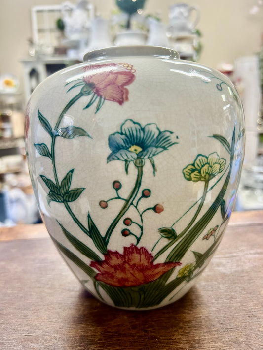 Multicolor Andrea by Sadek Fleurs de Chantilly Vase, 7"