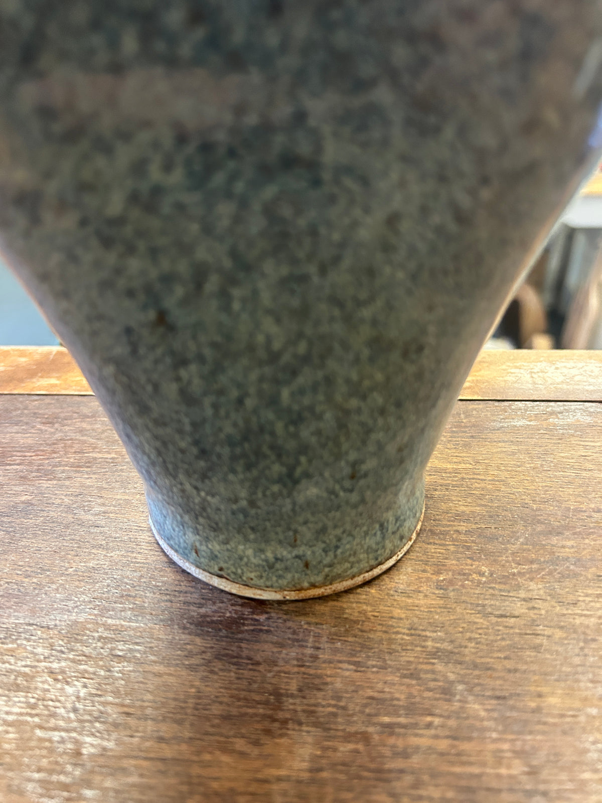 Gray  Stoneware Gray Vase, 9"