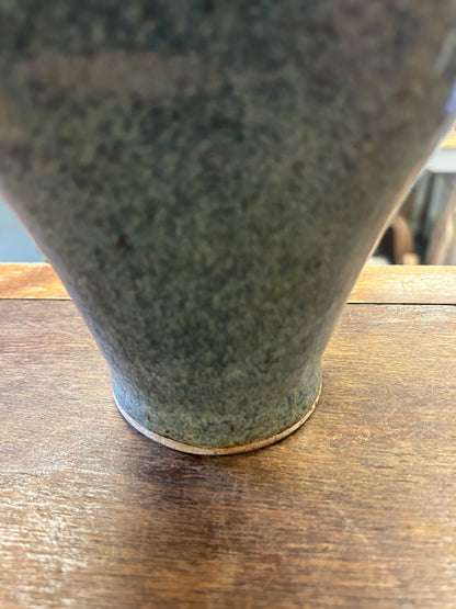 Gray  Stoneware Gray Vase, 9"