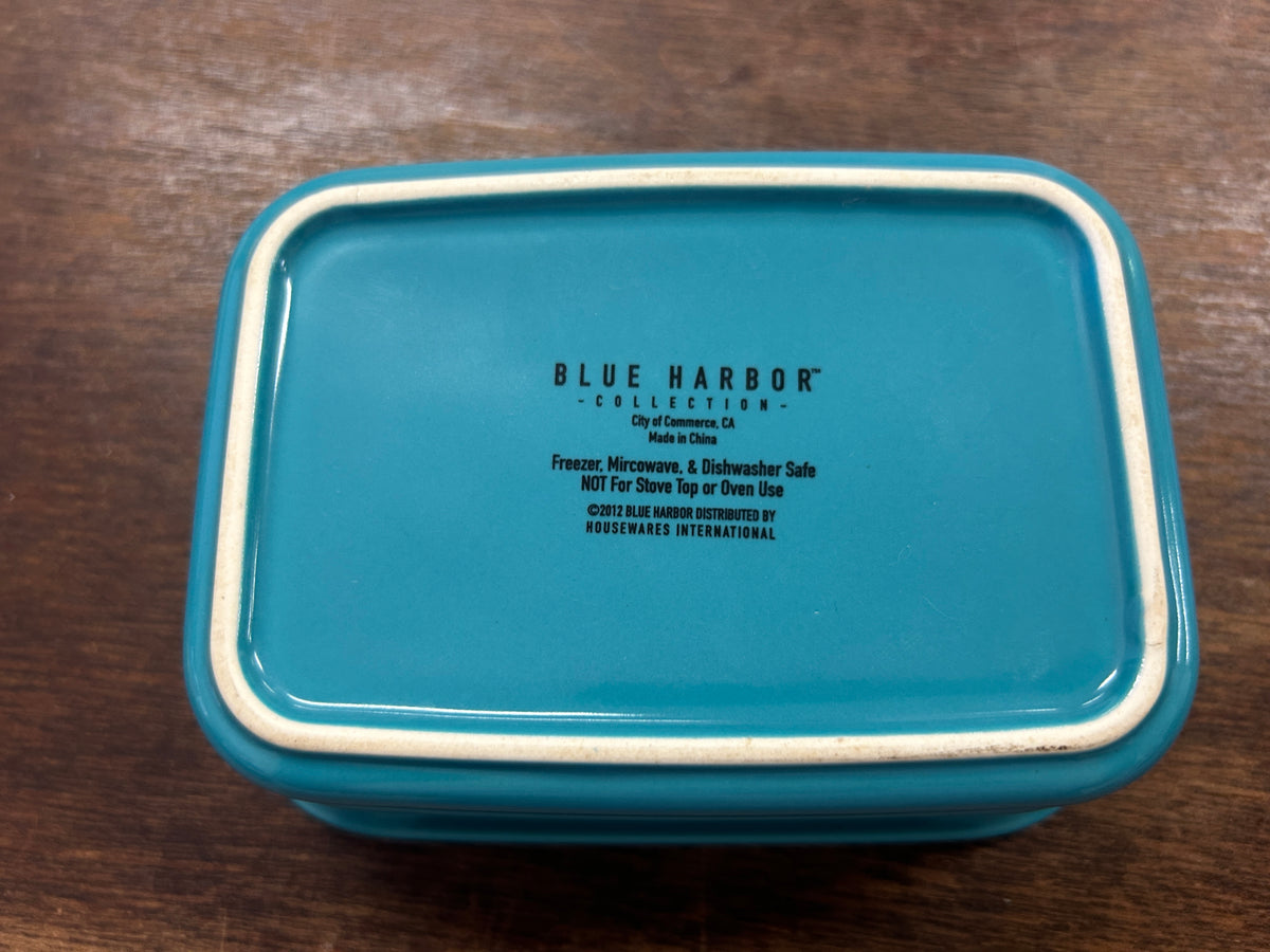 Blue Harbor Blue Rectangle Bowl, 5 1/2"