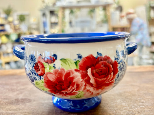Multicolor Pioneer Woman Heritage Floral Bowl w/ Handles, 6"