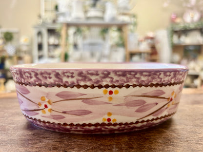 Purple Temptations Old World Oval .6 QT, 7"