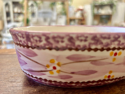 Purple Temptations Old World Oval .6 QT, 7"