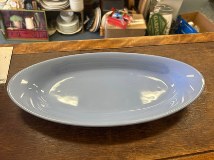 Blue Hall Vintage Blue Oval Platter, 13 1/2"