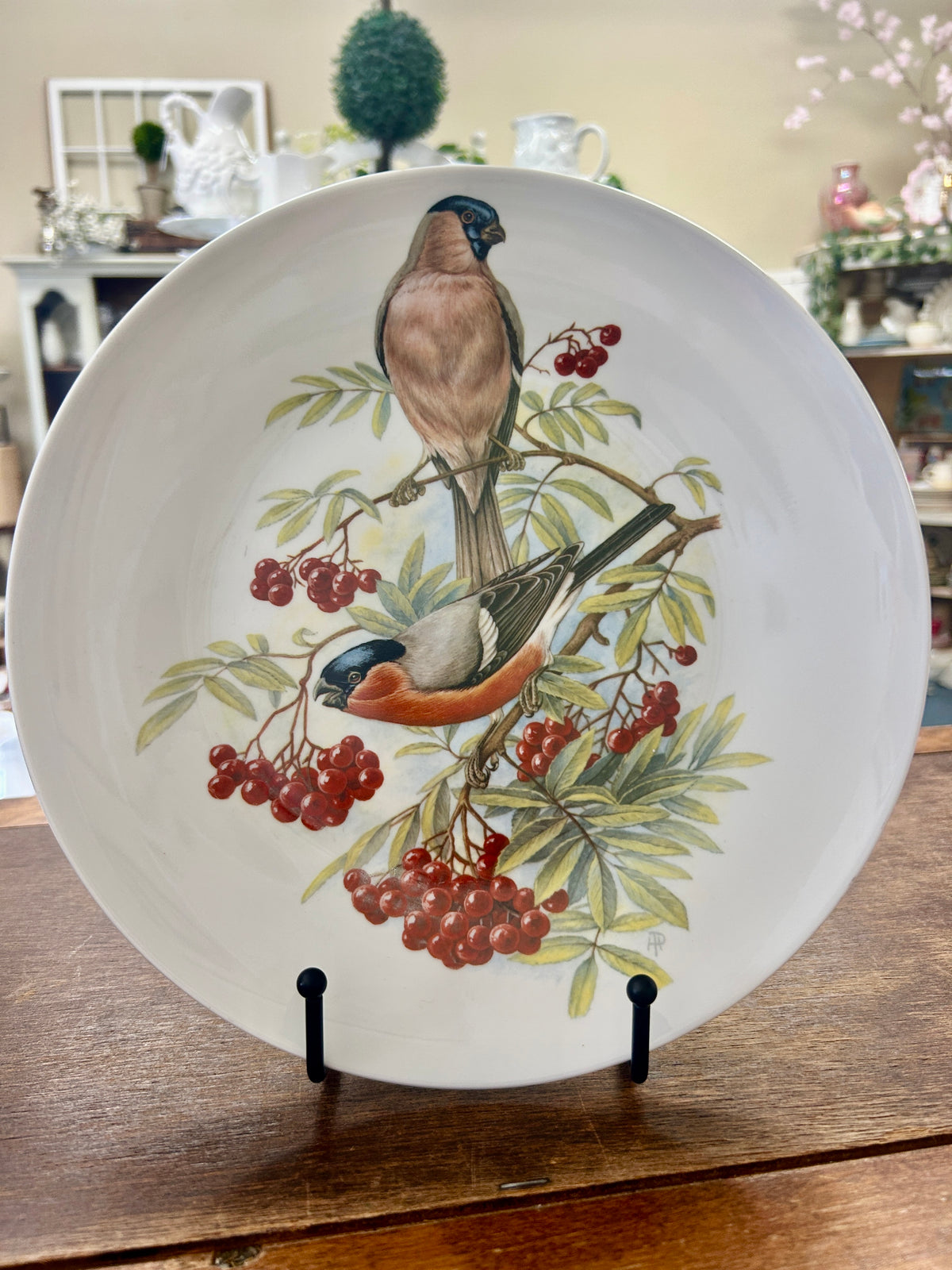 Multicolor Richard Ginori Bird Plate Italy, 10 1/4"