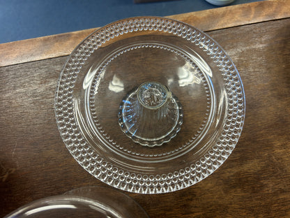 Clear  Mini Cake Stand w/ Dome, 7"