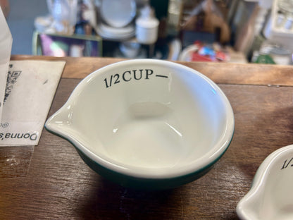 Multicolor  Ceramic Measuring Cups 3, 6"