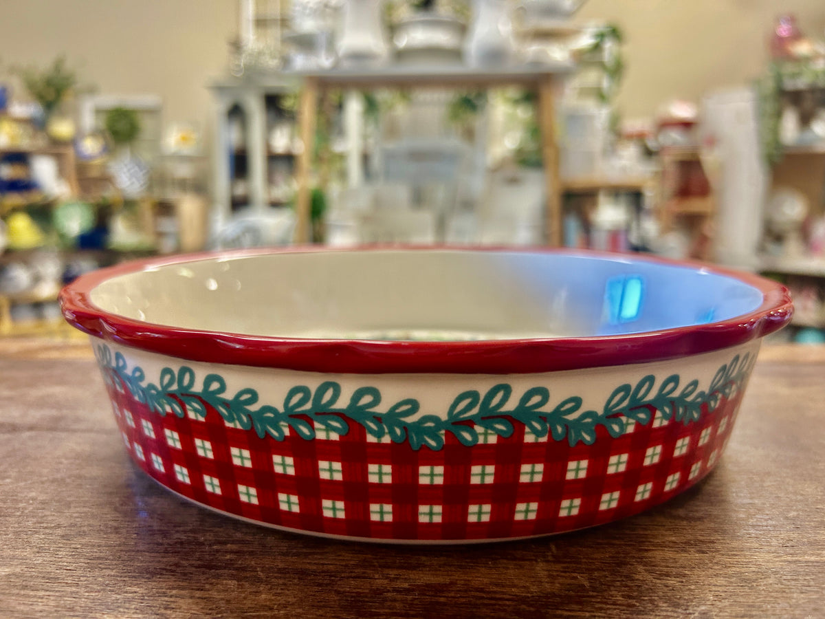 Multicolor Pioneer Woman Warm Wishes Baker, 9 1/2"
