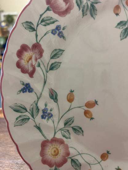 Multicolor Churchill Briar Rose Dinner Plate England, 10"
