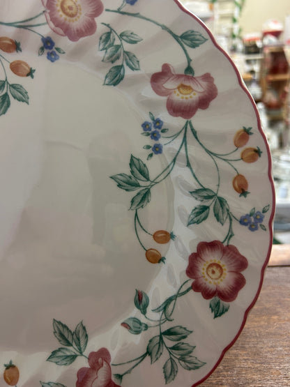 Multicolor Churchill Briar Rose Dinner Plate England, 10"