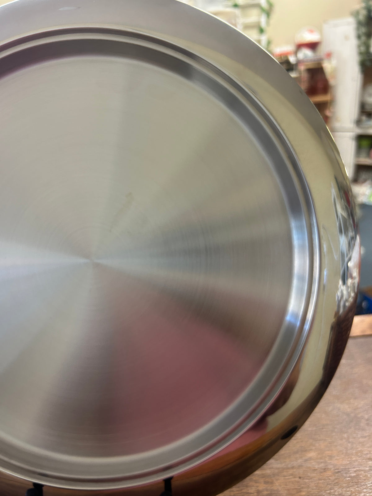 Silver Frontgate NEW Silver Round Tray, 14"