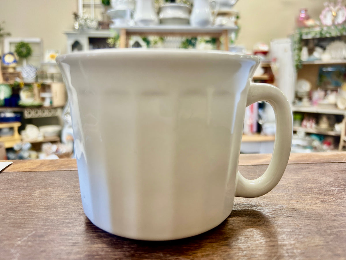 Nantucket White Mug, 3 3/4"